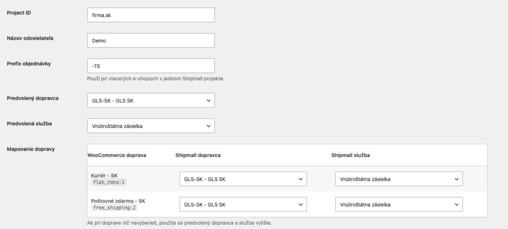 shipmall woocommerce